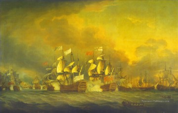  Avril Peintre - La bataille des saints 12 avril 1782 Batailles navales